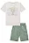 Conjunto Luc.boo Camiseta Suave e Bermuda em Linho – 4 ao 10 - Imagem 1