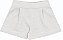 Conjunto Infantil Kiki Bata Off-White com Tule e Shorts Brilho – 1 ao 4 - Imagem 3