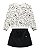 Conjunto Nina Go Moletom Corações com Shorts Saia - 12 ao 16 - Imagem 3
