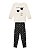 Conjunto Somnii Moletom Ursos com Strass e Legging - 4 ao 12 - Imagem 2