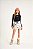 Conjunto Nina Go Blusa Canelada com Strass e Shorts Saia - 4 ao 16 - Imagem 1
