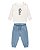 Conjunto Onda Marinha Baby Malha e Moletom P ao 3 - Imagem 2