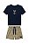 Conjunto Onda Marinha Body Bermuda em Nylon Estampado P ao GG - Imagem 5