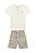 Conjunto Onda Marinha Camiseta Estampada Bermuda Listrada 1 ao 10 - Imagem 6