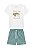 Conjunto Onda Marinha Camiseta Estampada Bermuda D'água 1 ao 3 - Imagem 4