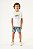 Conjunto Onda Marinha Camiseta Estampada Bermuda D'água 1 ao 3 - Imagem 1