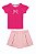 Conjunto Kiki Blusinha Lese Bordado Laço Shorts Saia 1 ao 4 - Imagem 1