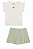Conjunto Kiki Malha Texturizada Plaquinha Shorts com Botão 1 ao 4 - Imagem 3
