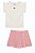 Conjunto Kiki Malha Texturizada Plaquinha Shorts com Botão 1 ao 4 - Imagem 2