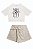 Conjunto Menina Anjo Blusa Boxy Bordado Shorts Saia 12 ao 18 - Imagem 3