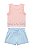 Conjunto Somnii Regata Floral Babadinho Shorts 4 ao 12 - Imagem 5