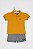 Conjunto Onda Marinha Polo Piquet Bermuda Listrada P ao 3 - Imagem 1