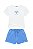 Conjunto Nina Go Blusa Minimalista Shorts moletom 14 ao 18 - Imagem 4