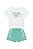 Conjunto Nina Go Blusa Boxy Brilho Shorts Laço 6 ao 18 - Imagem 5