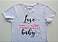 Blusinha Menina Anjo - Love Yoursefl Baby - Imagem 5