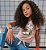 Blusinha Menina Anjo - Tie Dye - Imagem 1
