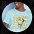 T-Shirt  Zoomp Camiseta Smile Verde Água & Amarela - Imagem 1
