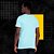 T-Shirt  Zoomp Camiseta Smile Verde Água & Amarela - Imagem 3