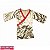 Fantasia Kimono Japonesa Bege Infantil - Imagem 1