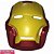 Máscara Herói Ferro Plástico - Imagem 1