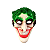 Máscara Joker Látex - Imagem 1