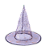 Chapéu Bruxa Transparente Teias - Imagem 1