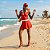 Fantasia Feminina Salva Vidas Vestido Adulto - SOMENTE ALUGUEL - Imagem 1