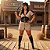 Fantasia Feminina Xerife Plus Size Adulto - SOMENTE ALUGUEL - Imagem 1