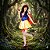 Fantasia Branca de Neve Cetim Adulto - SOMENTE ALUGUEL - Imagem 1