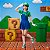 Fantasia Luigi Feminina Plissada Adulto - SOMENTE ALUGUEL - Imagem 1