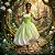Fantasia Tiana Luxo Comprida Adulto - SOMENTE ALUGUEL - Imagem 1