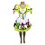 Noiva Junina Flores com Renda Neon - SOMENTE ALUGUEL - Imagem 1