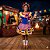Fantasia Vestido Junino Luxo com Babados e Laços Adulto - SOMENTE ALUGUEL - Imagem 1