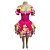 Vestido Junino Luxo Florido com Bojo - SOMENTE ALUGUEL - Imagem 1