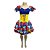 Vestido Junino Luxo Trançado com Bandeirinhas - SOMENTE ALUGUEL - Imagem 2