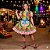 Fantasia Vestido Junino Mosaico com Bolinhas Adulto - SOMENTE ALUGUEL - Imagem 1
