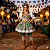 Fantasia Vestido Junino Curto com Bolsos Adulto - SOMENTE ALUGUEL - Imagem 1