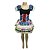 Vestido Junino Super Luxo Luana com Corselet - SOMENTE ALUGUEL - Imagem 1