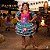 Fantasia Vestido Junino Super Luxo Clara Trançado Adulto - SOMENTE ALUGUEL - Imagem 1