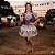 Fantasia Vestido Junino Super Luxo Laura Trançado Adulto - SOMENTE ALUGUEL - Imagem 1