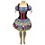 Vestido Junino Super Luxo Laura Trançado - SOMENTE ALUGUEL - Imagem 1