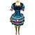 Vestido Junino Super Luxo Violeta Trançado - SOMENTE ALUGUEL - Imagem 2