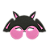 Máscara Vaca rosa EVA - Imagem 1