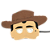 Máscara Woody EVA - Imagem 1