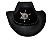 Chapéu Cowboy Xerife Feltro Adulto - Imagem 1