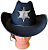 Chapéu Cowboy Xerife Feltro Infantil - Imagem 1