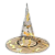 Chapéu Bruxa Transparente Morcegos - Imagem 3