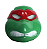 Máscara Tartaruga Ninja Plástica - Imagem 3
