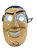 Máscara Buzz Plástico - Imagem 1