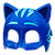 Máscara Menino Gato Plástico - Imagem 1